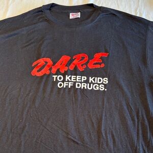 VTG 90’s Dare “ To Keep Kids Off Drugs “ Single Stitch T-Shirt , XL , $35